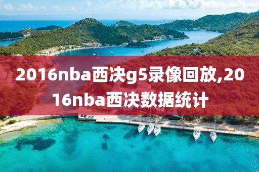 2016nba西决g5录像回放,2016nba西决数据统计