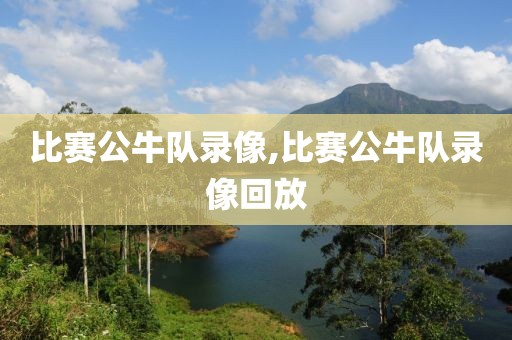比赛公牛队录像,比赛公牛队录像回放