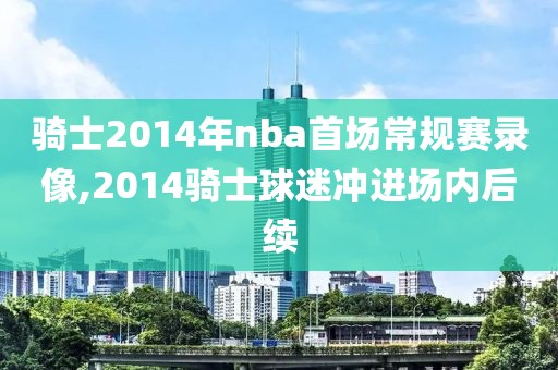 骑士2014年nba首场常规赛录像,2014骑士球迷冲进场内后续