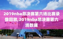 2019nba总决赛第六场比赛录像回放,2019nba总决赛第六场数据