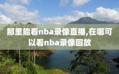 那里能看nba录像直播,在哪可以看nba录像回放