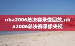 nba2006总决赛录像回放,nba2006总决赛录像央视