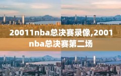 20011nba总决赛录像,2001nba总决赛第二场