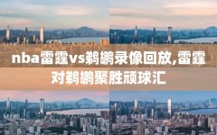 nba雷霆vs鹈鹕录像回放,雷霆对鹈鹕聚胜顽球汇