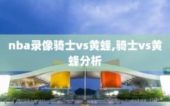 nba录像骑士vs黄蜂,骑士vs黄蜂分析