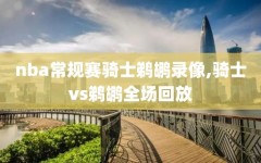 nba常规赛骑士鹈鹕录像,骑士vs鹈鹕全场回放