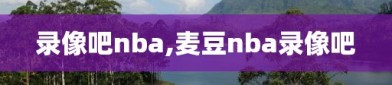 录像吧nba,麦豆nba录像吧