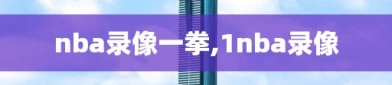 nba录像一拳,1nba录像